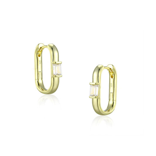 LVE059 Cool Cat Golden Earrings