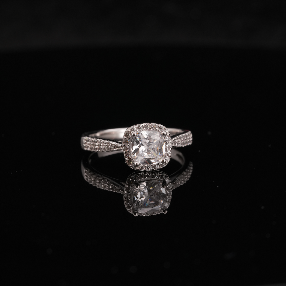 
                  
                    LVR002 SQUARE PAVÉ RING
                  
                