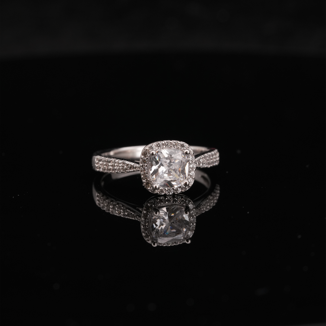 
                  
                    LVR002 SQUARE PAVÉ RING
                  
                