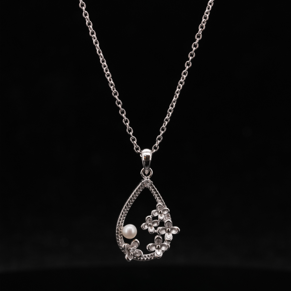 LVN029 FLORAL GARDEN NECKLACE