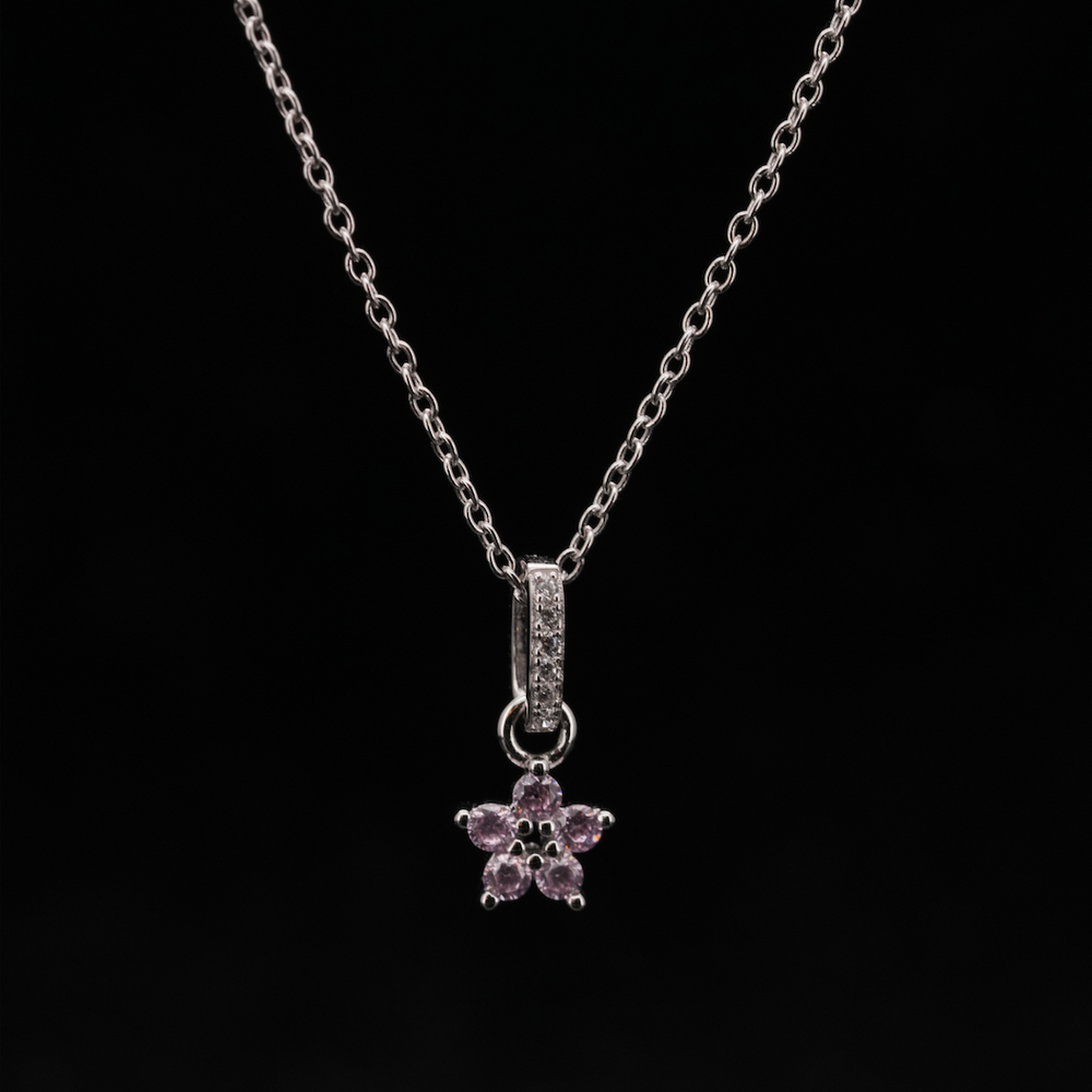 LVN051 COLLIER SAKURA SCINTILLANT