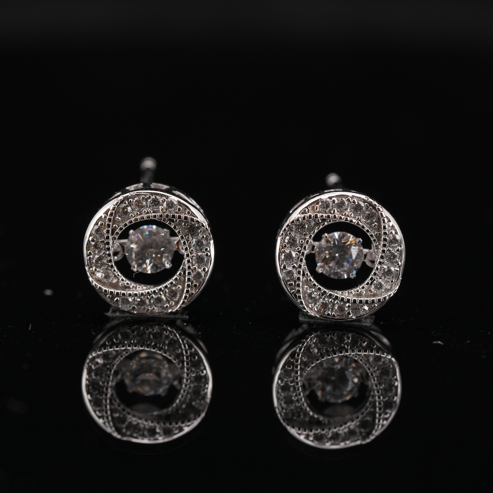 
                  
                    LVE011 SPARKLE DANCING STONE STUD EARRINGS
                  
                