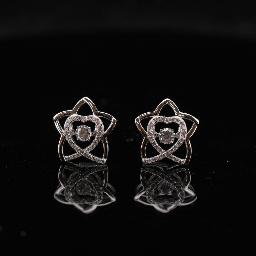 
                  
                    LVE020 HEART IN STAR DANCING STONE EARRINGS
                  
                