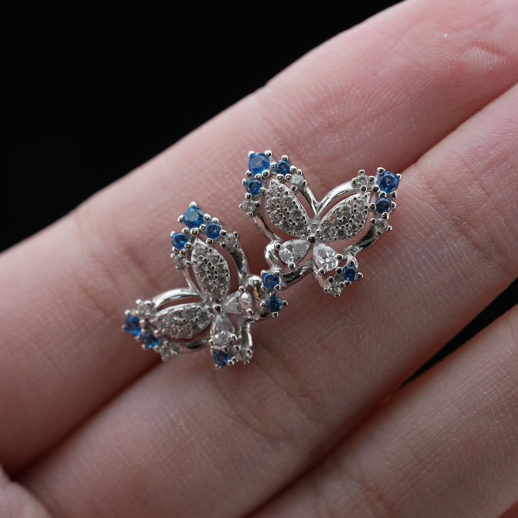 
                  
                    LVE021 SPARKLE BUTTERFLY EARRINGS
                  
                