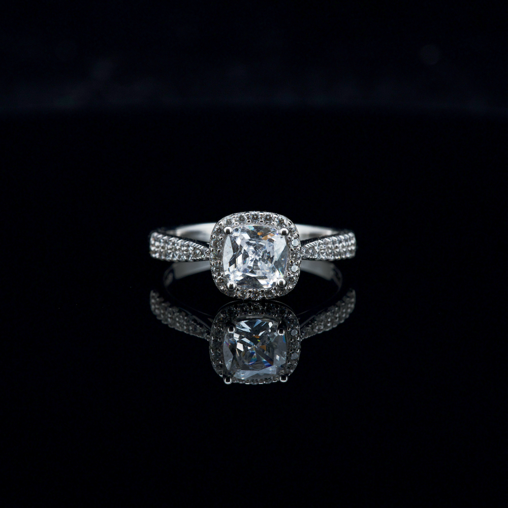 
                  
                    LVR002 SQUARE PAVÉ RING
                  
                