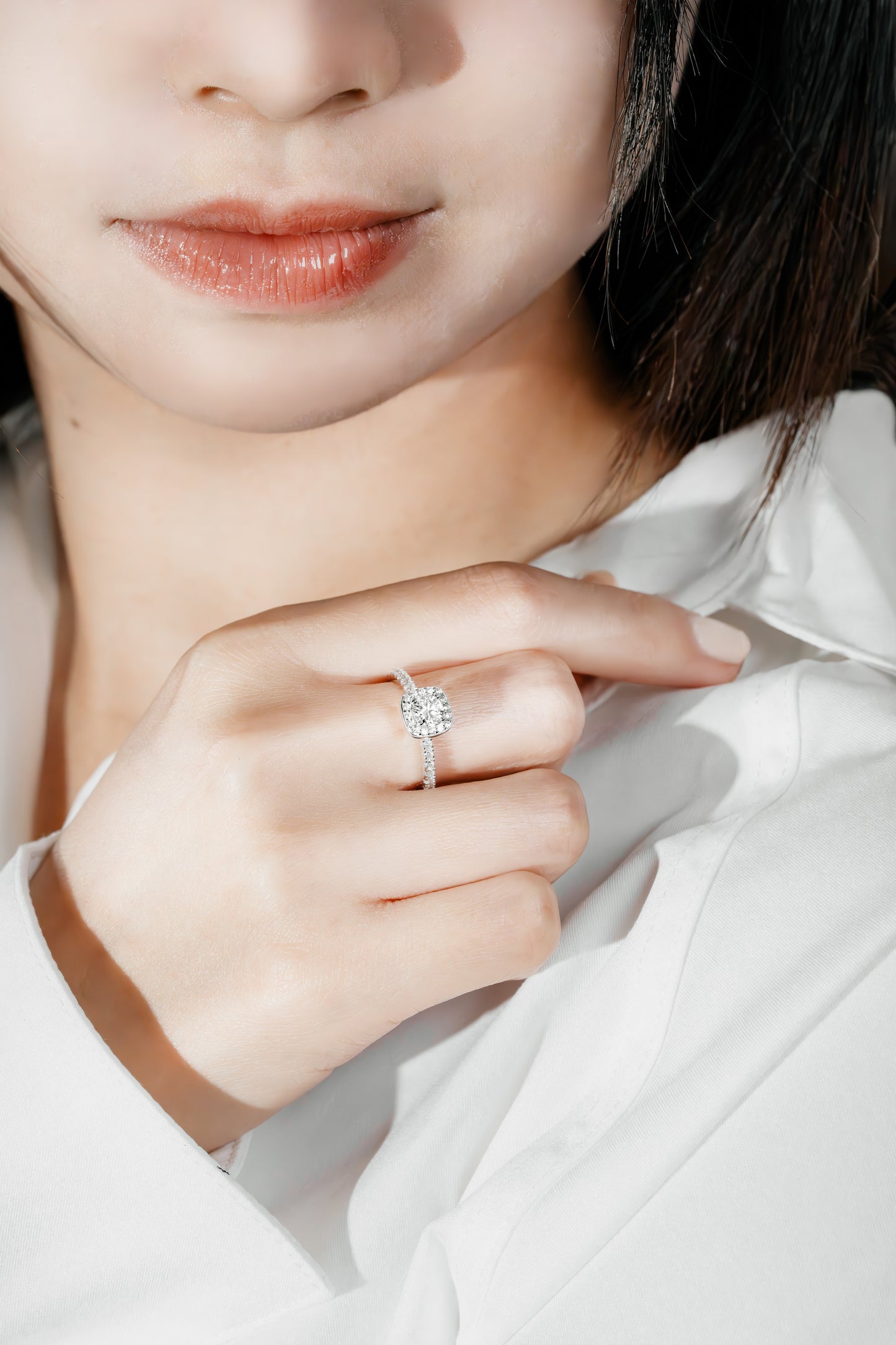 
                  
                    LVR067 SQUARE PAVÉ RING
                  
                