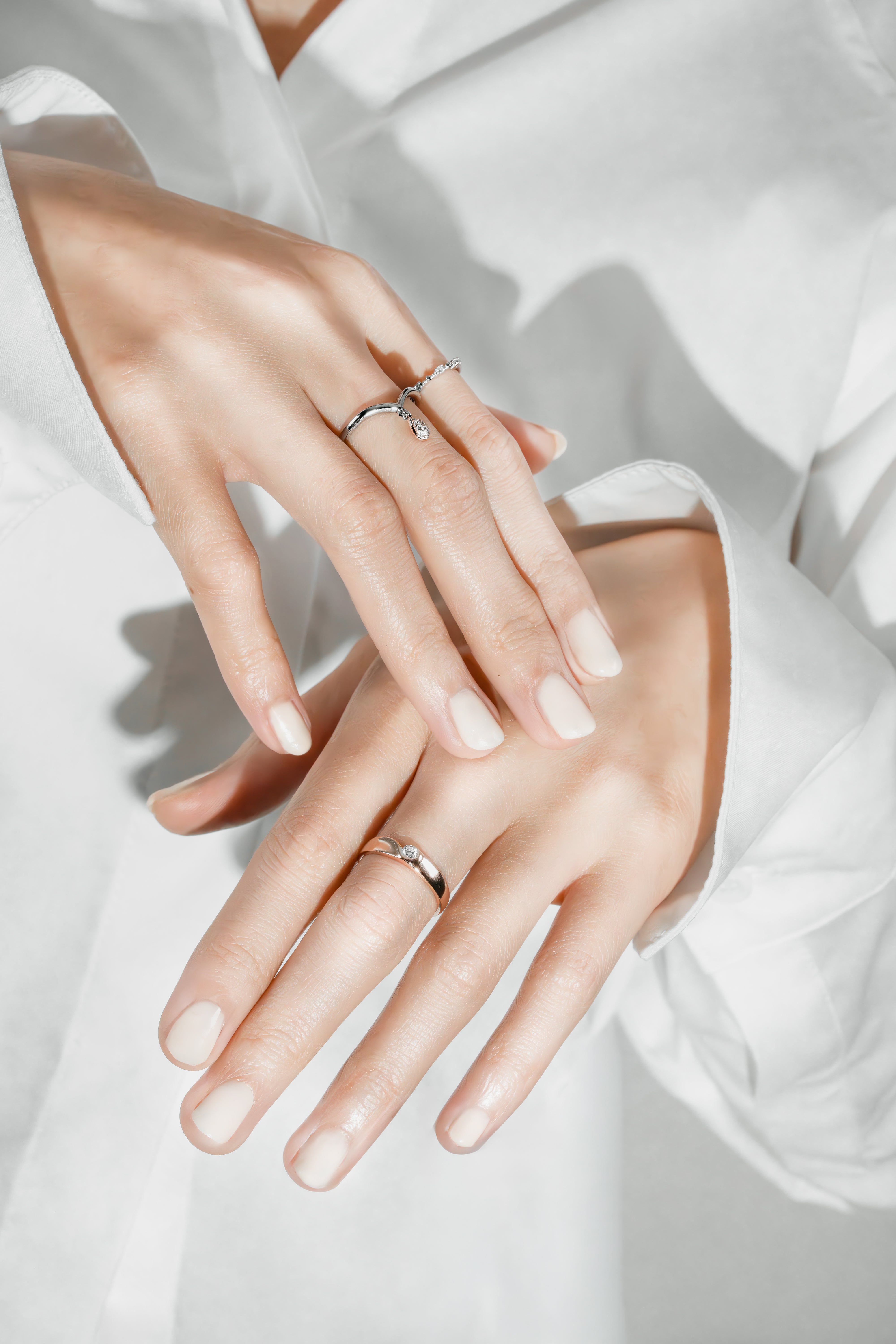 LVR065 MATCHING HEART RING - FALCON