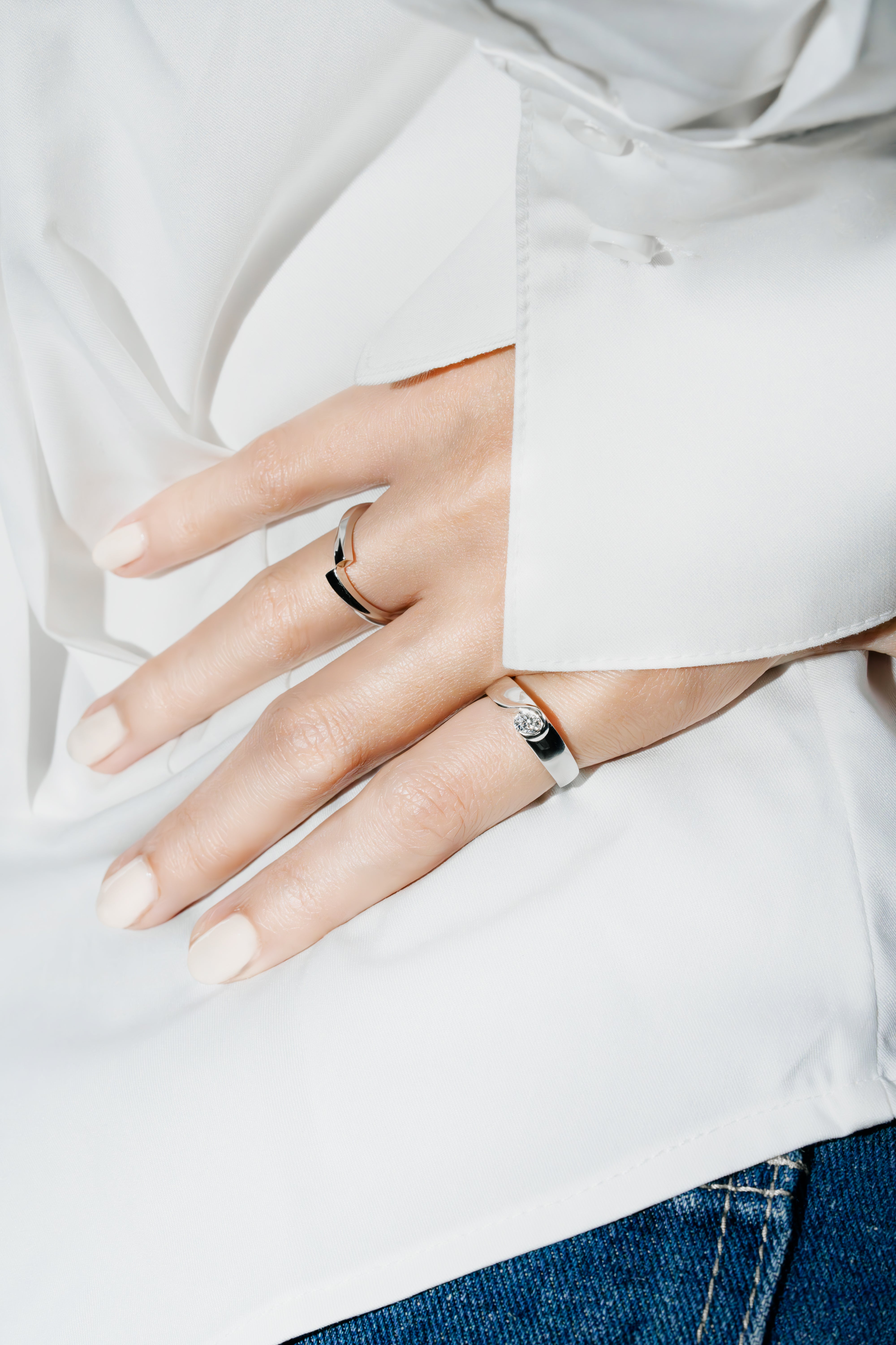 LVR066 MATCHING HEART RING - EAGLE