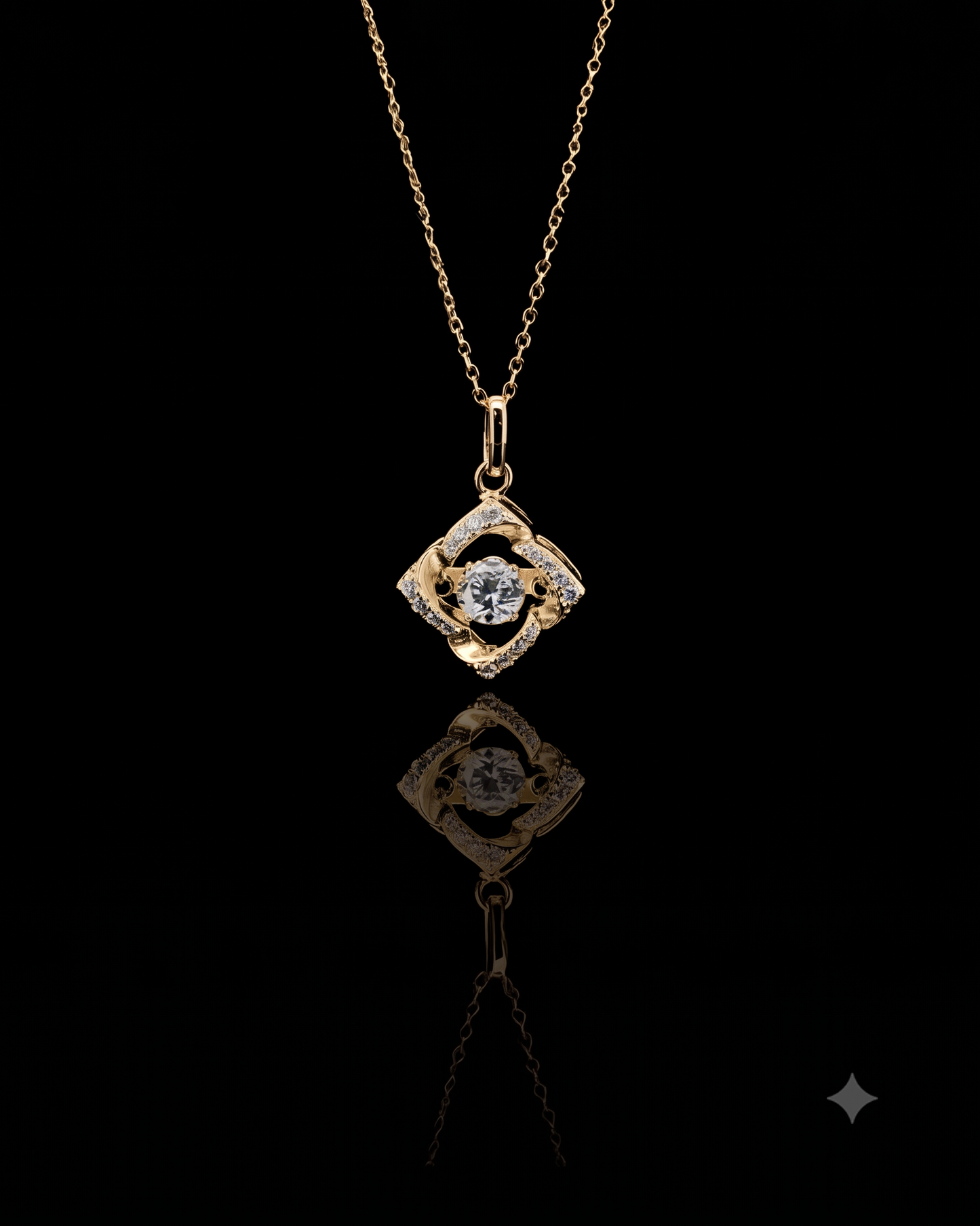 
                  
                    LVN076 CONTINUUM SQUARE HALO DANCING STONE NECKLACE
                  
                