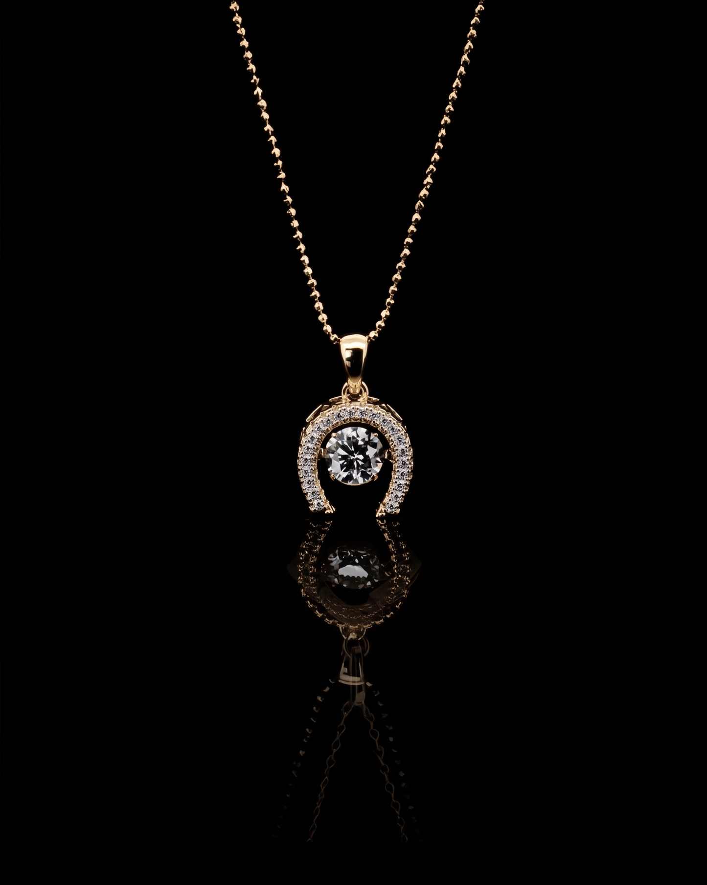 
                  
                    LVN072 LUCKY CHARM HORSESHOE DANCING STONE NECKLACE
                  
                
