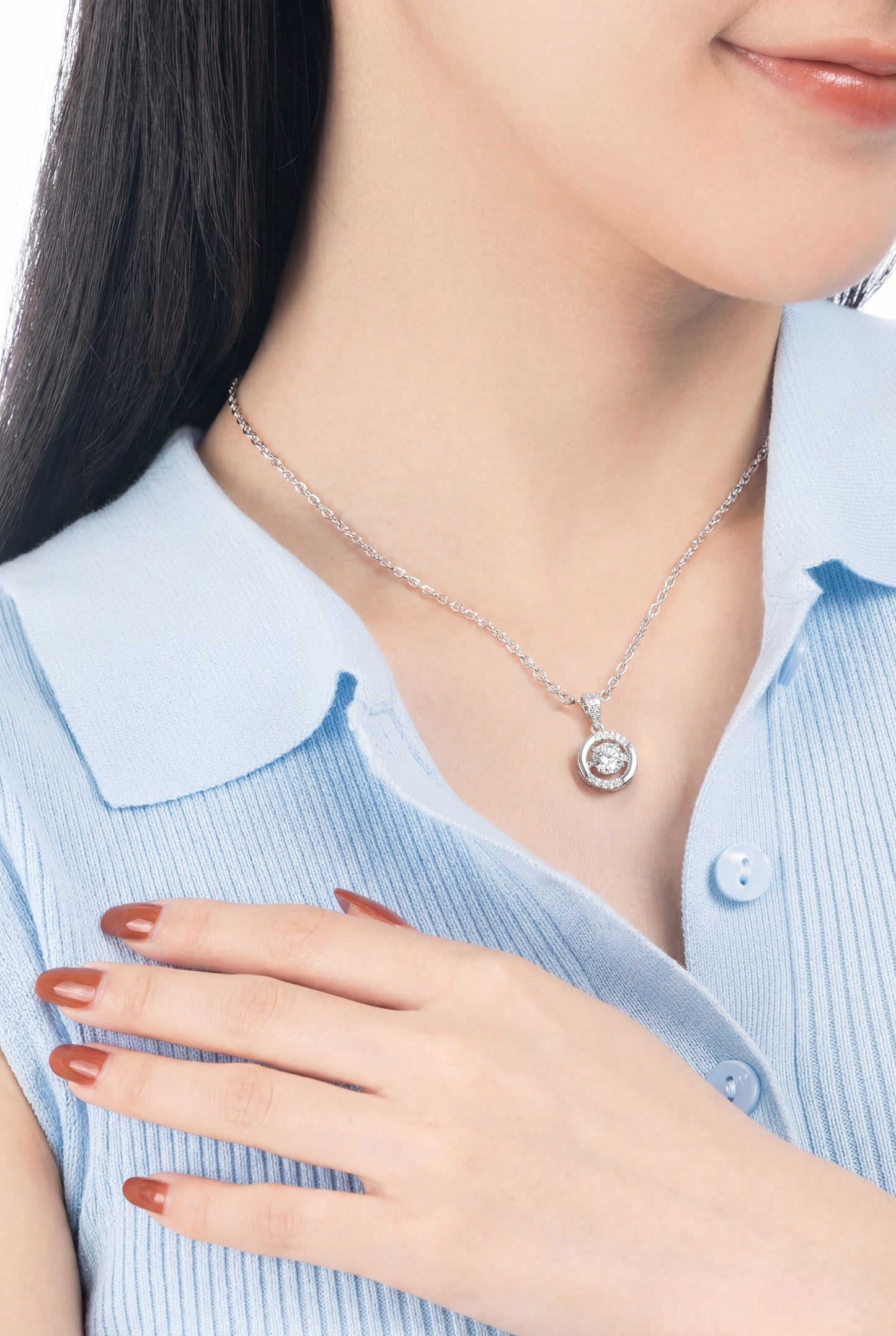 
                  
                    LVN027 CIRCLE DANCING STONE NECKLACE
                  
                