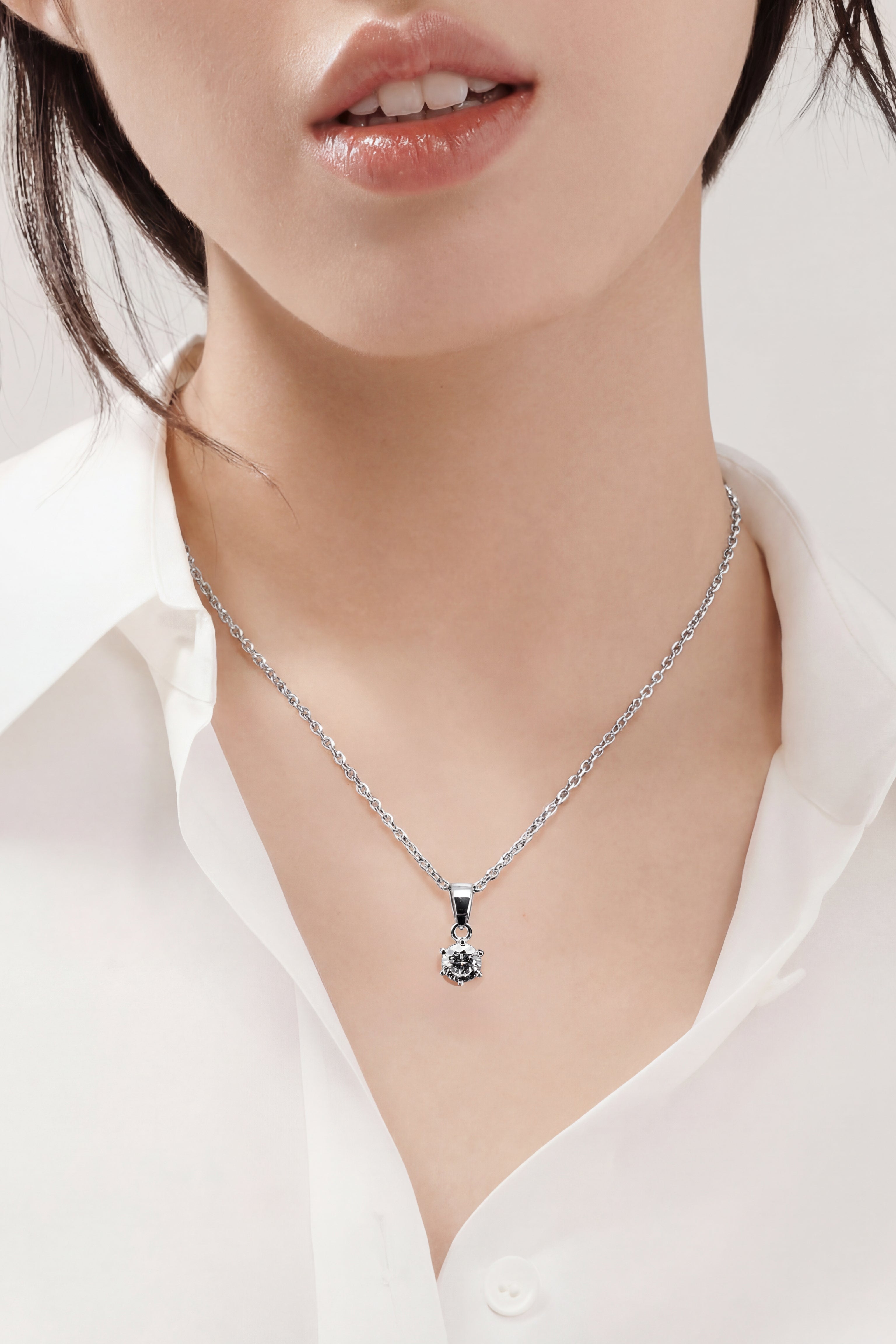 LVN044 SIX CLAWS SPARKLE NECKLACE