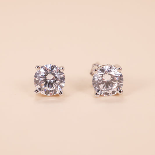 LVE034 Round Stud Earrings