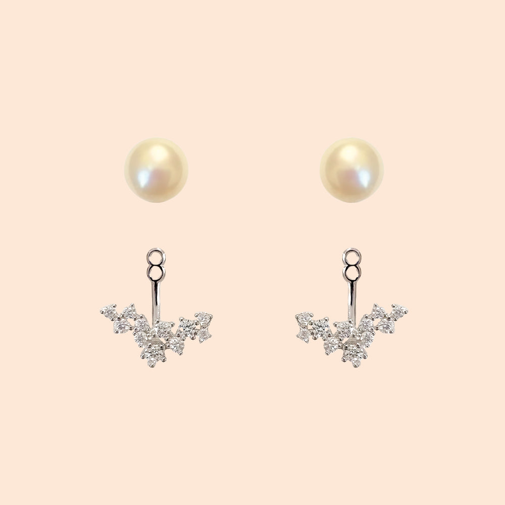 
                  
                    LVE039 TWO-WAY FLOWER PEARL EARRINGS
                  
                