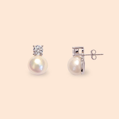 LVE041 Freshwater Cultured Pearl Stud Earring