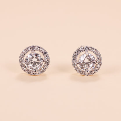 LVE051 Round Stud Earrings