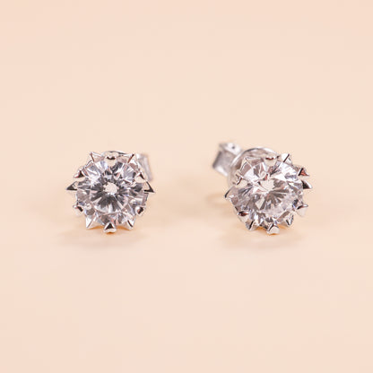 LVE053 ROUND STUD EARRINGS