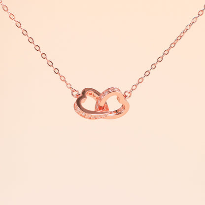 LVN038 Double Heart Necklace