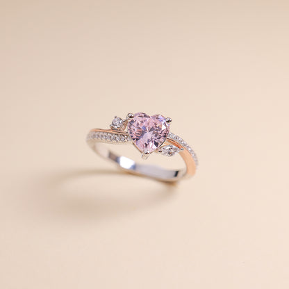 LVR012 Marquise, Brilliant Cut With Elevated Heart Shaped Ring