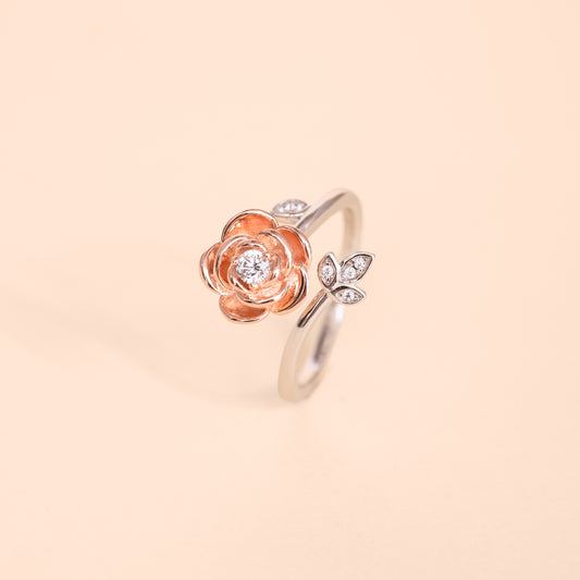 LVR032 Rolling Rose Ring