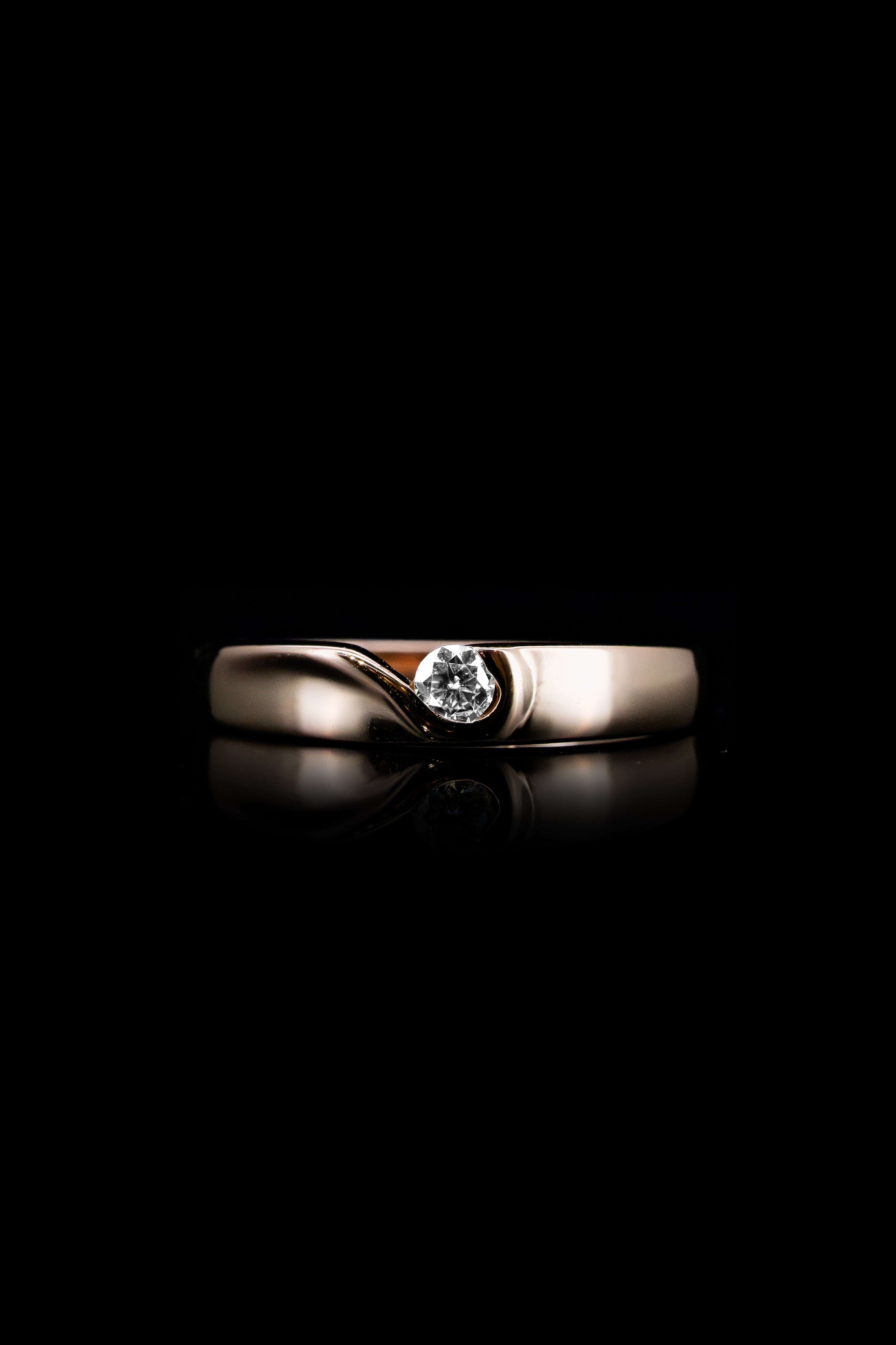 LVR065 MATCHING HEART RING - FALCON