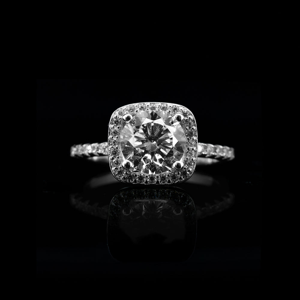 
                  
                    LVR067 SQUARE PAVÉ RING
                  
                