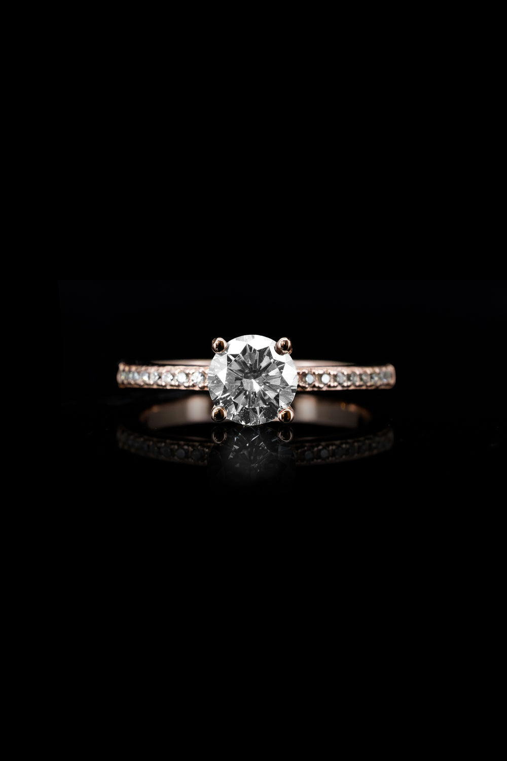 LVR068 STARLIT SOLITAIRE RING