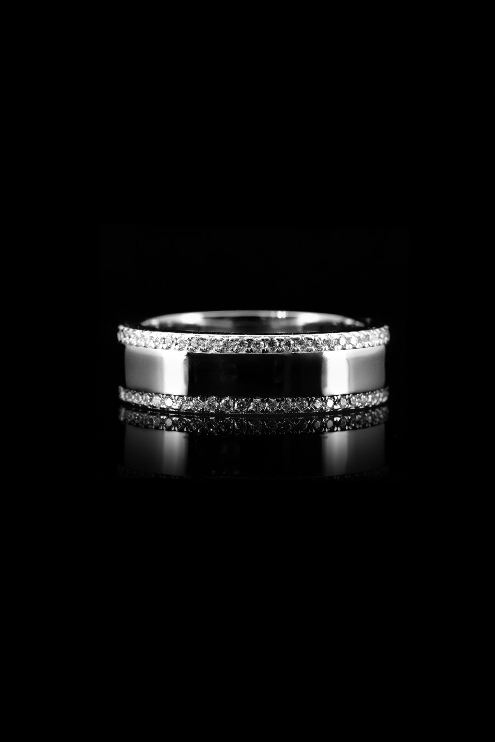 LVR016 LVR017 BAGUE DE COUPLE AURORA EDGE